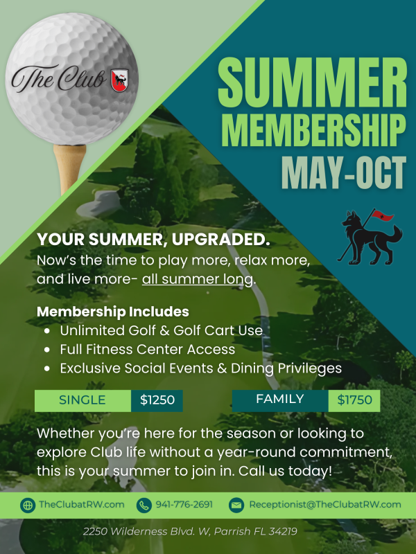 Summer Membership Flyer Summer Membership Flyer